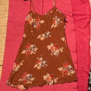 NWT Forever 21 coral floral dress
